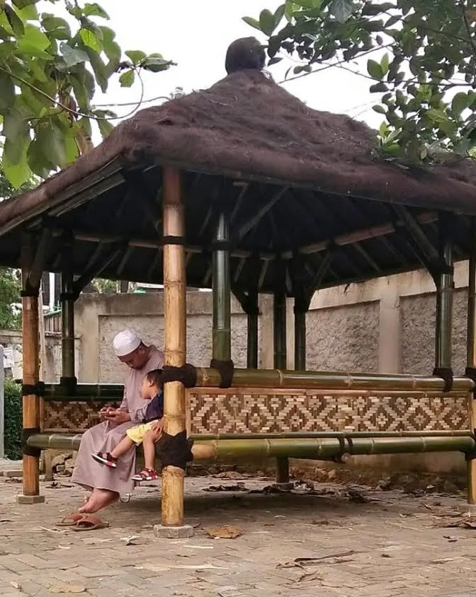 Gazebo Bambu 3x3 Meter